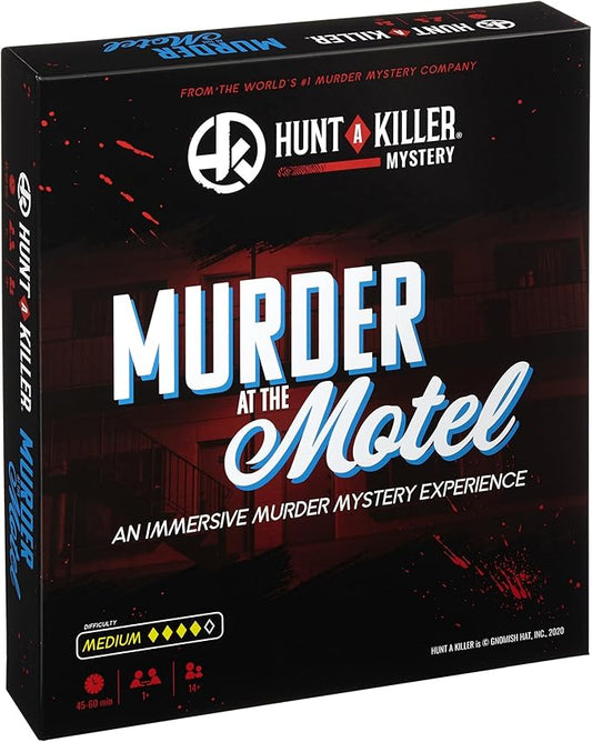 Hunt A Killer Murder at The Motel - an Immersive Murder Mystery Experience - for True Crime Fans with Evidence & Puzzles - Solve Crimes at Date Night or Family Game Night - Age 14+