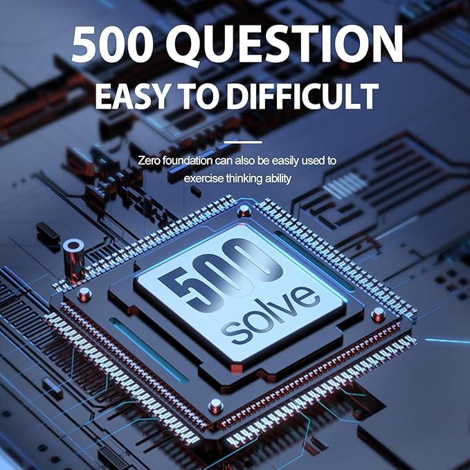 Super Slide Puzzle Game,Puzzle Games - with 500+ Levels,Unblock Super Slide Electronic Sliding Puzzle Brain Game Toy,Brain Teaser Puzzle Fun for All Ages