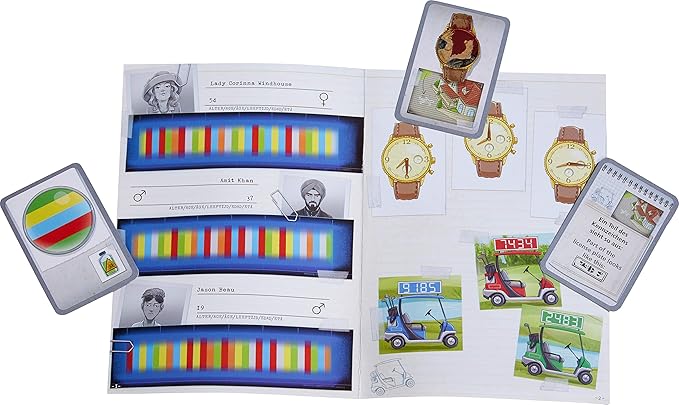 HABA 305941 The Key – Murder at The Oakdale Club- an Investigation Game for Ages 8 + English Version (Made in Germany)