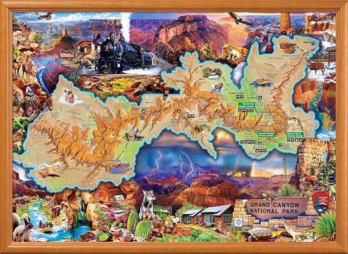 MasterPieces - 1000 Piece Jigsaw Puzzle, Grand Canyon National Park, Fun for Adults, Family, Kids 19.25"x26.75"