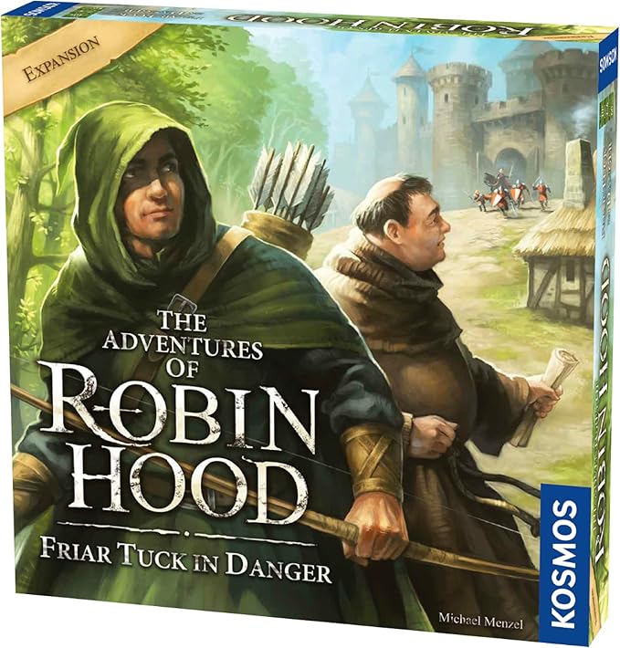 The Adventures of Robin Hood: Friar Tuck in Danger | Storytelling Game | Expansion| Fantasy Boardgame | 2 to 4 Players | Ages 10+