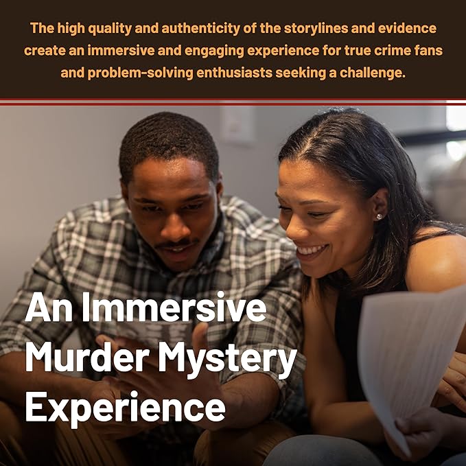 Hunt A Killer: Camp Calamity - Solve a Murder at a Summer Camp, Interactive Unsolved Mysteries Game, Mystery Box for Game Night, Murder Mysteries Card, Puzzle, and Board Games, for Ages 14+