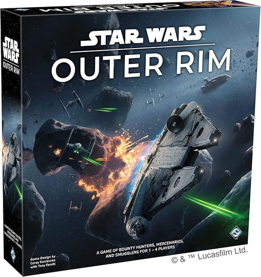 Star Wars Outer Rim Board Game | Strategy Game | Adventure Game for Adults and Teens | Ages 14 and up | 1-4 Players | Average Playtime 3-4 Hours | Made by Fantasy Flight Games