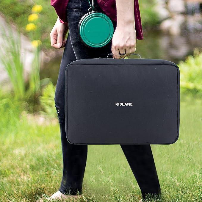 KISLANE Board Game Carrying Case with 18 Pockets for Board Games, Pieces, Tokens, Cards and More, Expandable Board Game Storage Solution for Travel, Party, Gathering