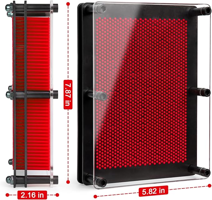 ENJSD 3D Pin Art Sensory Toys for Kids 5-7, Pin Art Board Impression Sensory Toys for Kids with Autism, Autism Gifts for Autistic Children Age 3, 4, 5, 6, 7, 8, 9, 10+ Years Old Boys Girls