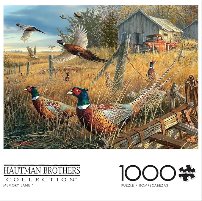 Buffalo Games - Jim Hautman - Memory Lane - 1000 Piece Jigsaw Puzzle for Adults -Challenging Puzzle Perfect for Game Nights - Finished Size is 26.75 x 19.75
