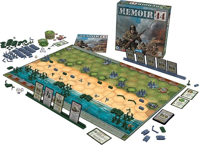 Memoir '44 Board Game - WWII Historical Board Game of Epic Battles! Tabletop Miniatures Strategy Game for Kids & Adults, Ages 8+, 2-8 Players, 30-60 Minute Playtime, Made by Days of Wonder