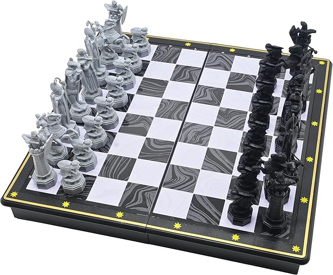LEXiBOOK - Harry Potter Chess Games, Magnetic and Foldable Chess Board, 32 Pieces, Family Game, CGM300HP
