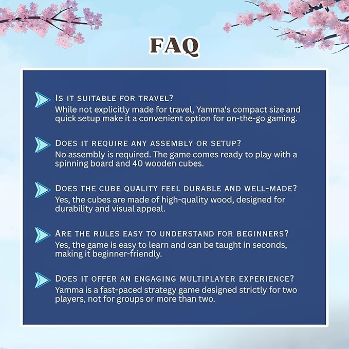 yamma 4-in-a-Row Game with Wooden Spinning Board, 3D Visual Strategy Experience for Ages 12+, a Quick and Clever Challenge Ideal for Families, Teens, and Casual Players