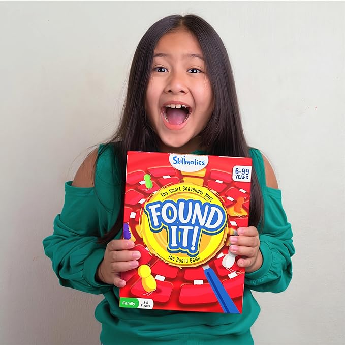 Skillmatics Board & Card Game - Found It, Scavenger Hunt for Kids, Adults, Families, Educational, Fun, Gifts for Ages 6, 7, 8, 9 and Up