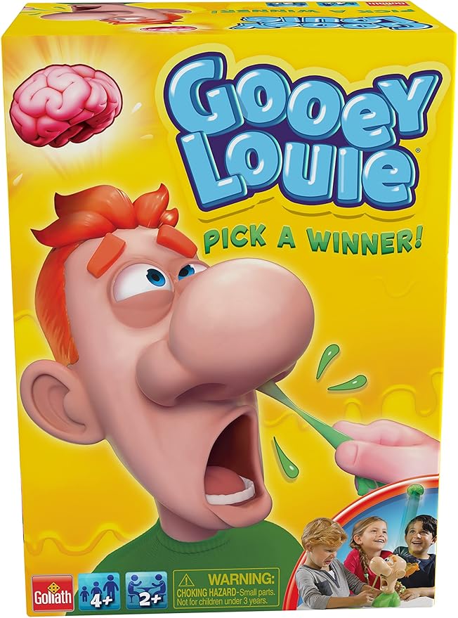 Goliath Gooey Louie - Pull The Gooey Boogers Out Until His Head Pops Open Game, Green