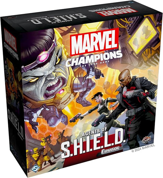 Fantasy Flight Games Marvel Champions The Card Game Agents of S.H.I.E.L.D. Campaign Expansion - Cooperative Strategy Game for Kids & Adults, Ages 14+, 1-4 Players, 45-90 Min Playtime, Made