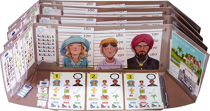 HABA 305941 The Key – Murder at The Oakdale Club- an Investigation Game for Ages 8 + English Version (Made in Germany)