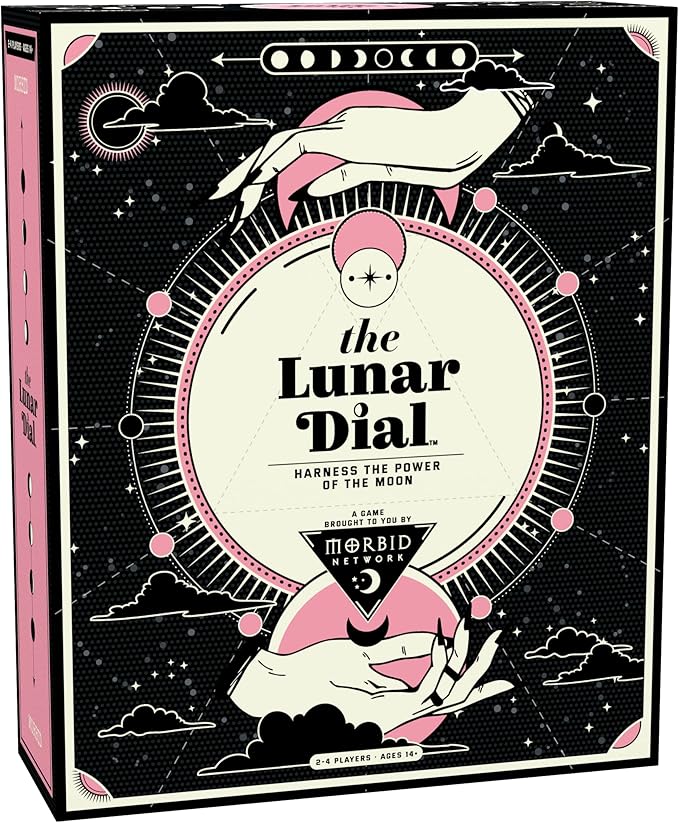 Morbid The Lunar Dial Game - Alter The Phases of The Moon Strategy Game Based on True Crime Podcast Morbid, 2-4 Players, Age 14 and Up