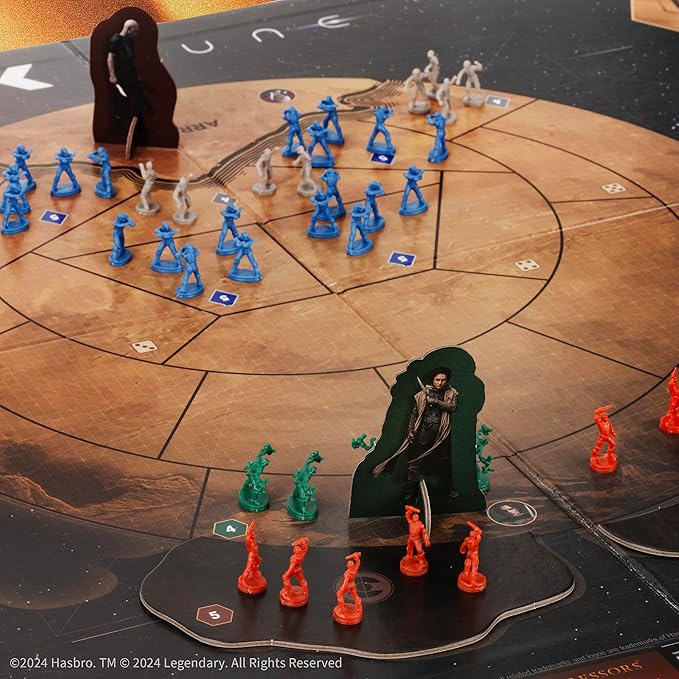 Risk: Dune Strategy Board Game, for Dune Fans, War Game Based on The Dune Movie Franchise, Official Dune Merchandise & Collectible, Ages 10 & Up, 2 or 4 Players, 60+ Minutes Play Time