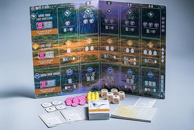 Stonemaier Games: Wingspan Oceania Expansion | Add to Wingspan (Base Game) | includes New Player Mats, Food, and Egg Color | 95 Unique New Birds | Cooperative Mode | 1-5 Players, 70 Mins, Ages 14+