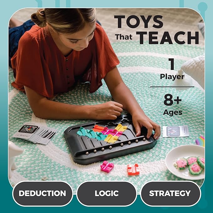 MindWare Marble Circuit Puzzle, Logic Game with 64 Challenges, Brainteaser Game for Ages 8 & Older