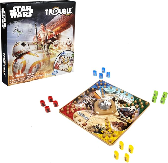 Hasbro Gaming Trouble Game: Star Wars Edition