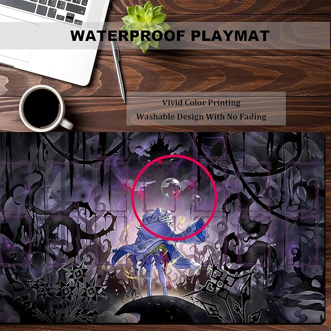 ygo playmat Gaming Competition Pad Mat Card Binder Deck 23.6x13.7in