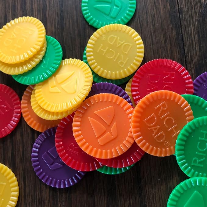 Rich Dad CASHFLOW Board Game, Educational Business & Finance Literacy Game, Ages 14 & Up - Financial Learning Games for Kids, Teens, Adults and Family