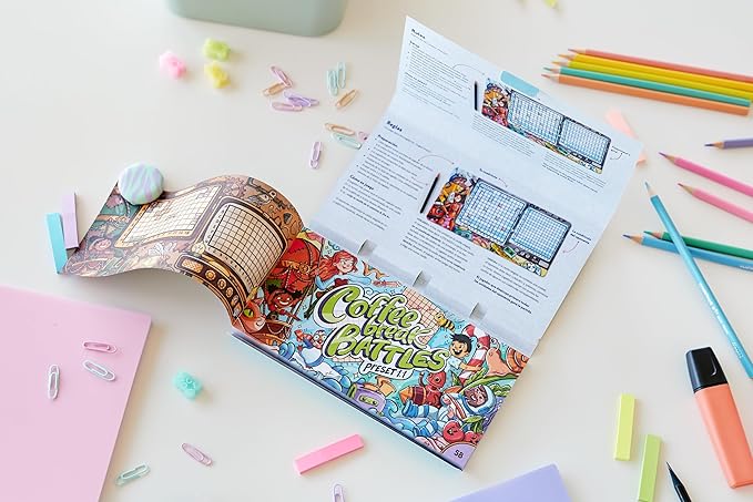 Coffee Break Battles | Family Board Game | Board Game for Adults and Family | Adventure Board Game | Ages 4+ | for 2 Players | Average Playtime 20 Minutes