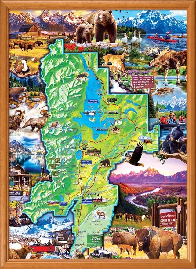 MasterPieces 1000 Piece Jigsaw Puzzle for Adults, Family, Or Youth - Grand Teton National Park - 19.25"x26.75"