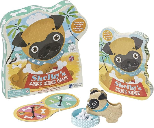 Educational Insights Shelby’s Snack Shack Game and Board Book Combo: Preschool Math Game, Board Game & Board Book, Ages 4+