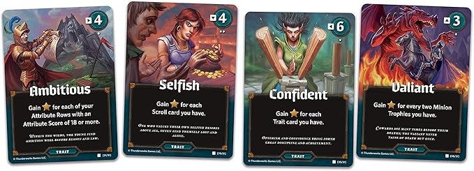 Roll Player: Monsters and Minions | 5-Player Expansion for The Dice Game of Fantasy Character Creation | Strategy Board Game by Thunderworks Games | 1-5 Players Ages 12+