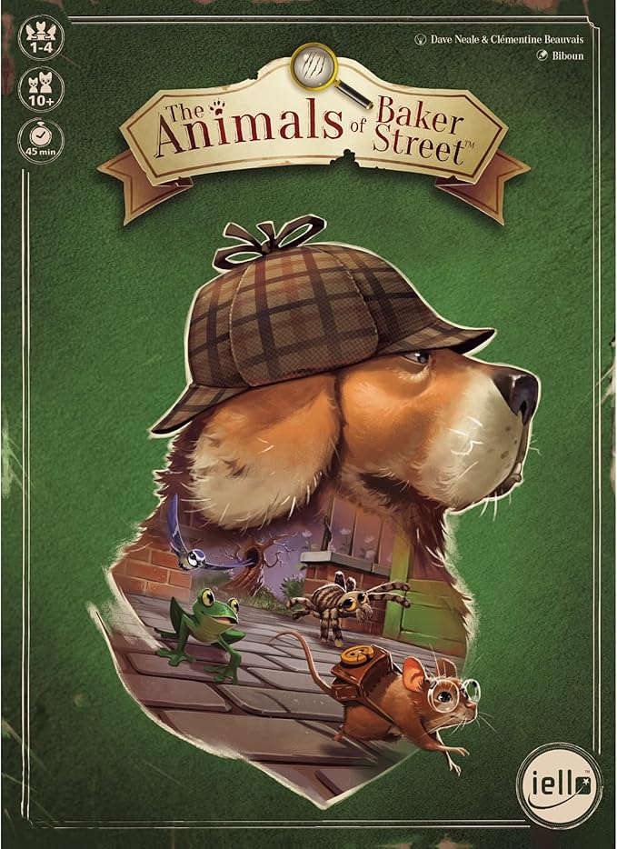 IELLO: The Animals of Baker Street - Investigation Game, Playable for The Whole Family, Ages 10+, 2-4 Players, 45 Mins