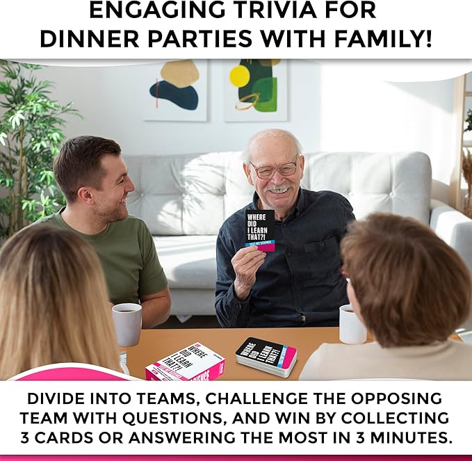 QUOKKA Trivia Card Game with 500 Questions in Science – Trivia Games for Adults, Teens, and Families – Trivia Cards with Answers – Great Board Games Trivia for Family Party and Game Night