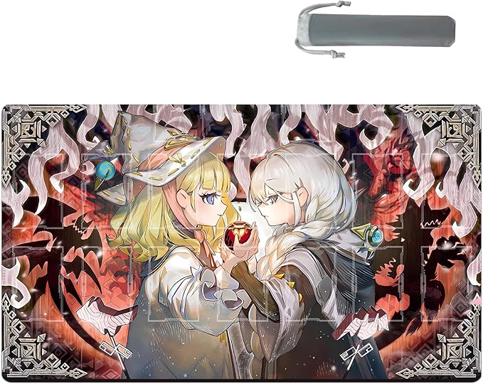 ygo playmat Gaming Competition Pad Mat Card Binder Deck 23.6x13.7in