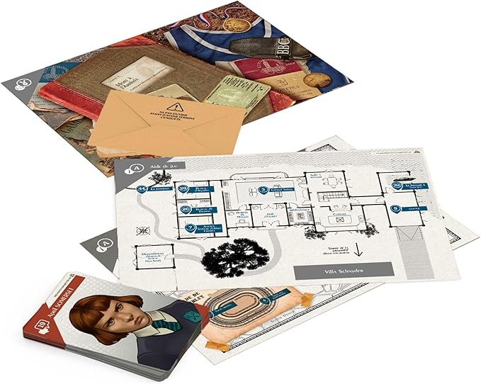 Suspects: Eternal Detective Claire Harper | Murder Mystery Game for Families | Detective Game | 1 to 6 Players | 60 Minutes