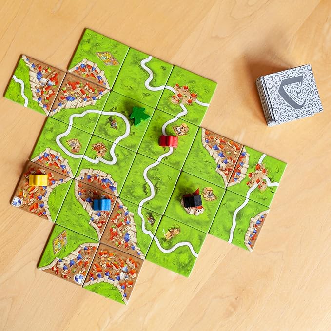Carcassonne Board Game (BASE GAME) | Family Board Game | Board Game for Adults and Family | Strategy Board Game | Medieval Adventure Board Game | Ages 7 and up | 2-5 Players | Made by Z-Man Games