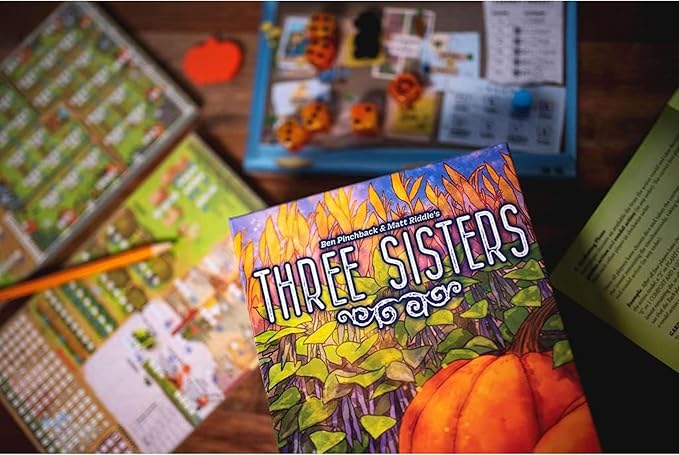 Three Sisters , A Strategic Roll and Write Board Game About Gardening - 25th Century Games