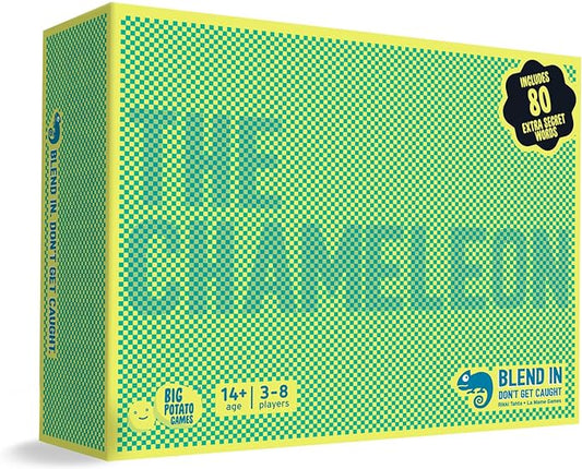 Big Potato The Chameleon, Award-Winning Board Game for Families & Friends | Includes 80 Extra Secret Words