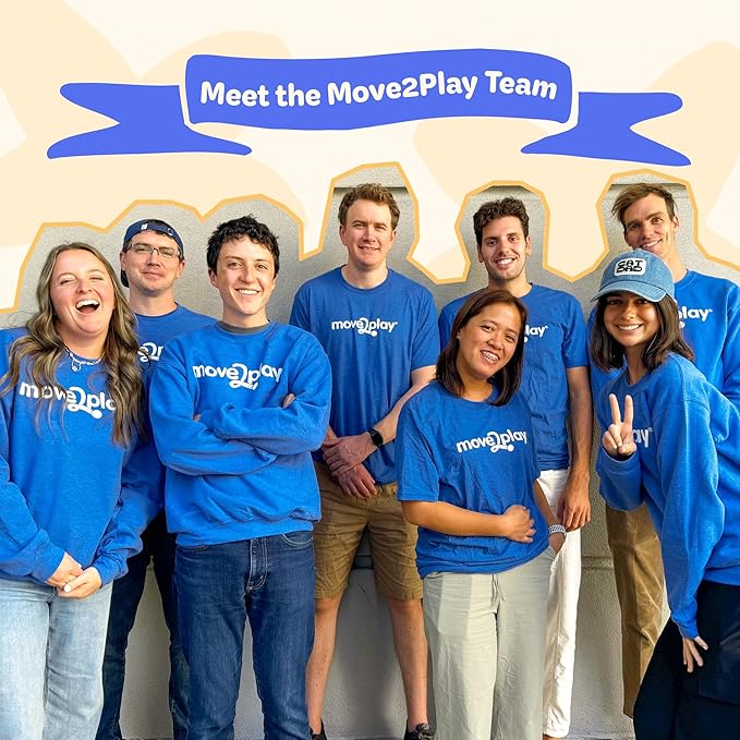 Move2Play, Red Light Green Light Game with Motion Sensing | Family, Easter, & Birthday Party Games | Gift for Kids, Preschool, & Toddlers Ages 2, 3, 4, 5, 6, 7+ Year Olds | Travel, Indoor, Outdoor