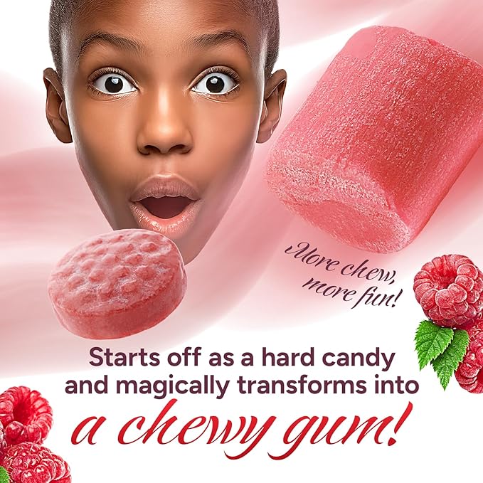 Razzles Candy Gum - 1.7LB Bag of Original Fruit-Flavored Bubble Gum - Vending Machine Refill Bulk Chewing Gum for Kids & Adults