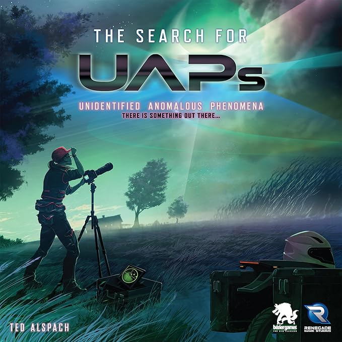 Renegade Games Studios: The Search for UAPs - Strategy Board Game, Search for UFO's, Sci-Fi Deduction & Strategy, Ages 14+, 60-75 Min, 1-5 Players