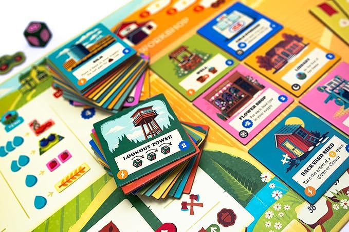 Harvest | Strategy Board Game for Adults, Families, and Couples | Cozy Whimsical Farming Experience | Easy-to-Learn Art | Quick 60-Minute Play for Game Night or Solo Challenge