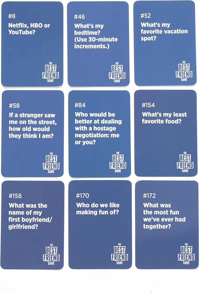 The Best Friend Game - Think You Know Your Friends? [A Party Game]