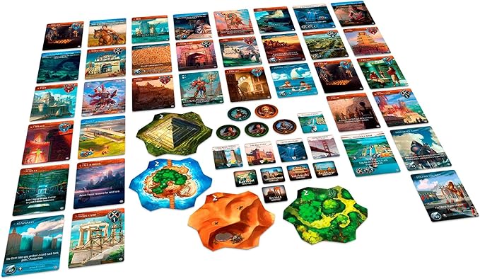 Monumental Lost Kingdoms Expansion - Civilization & Deckbuilding Board Game, Adds a 5th Player, Ages 10+, 1-5 Players, 90-120 Min