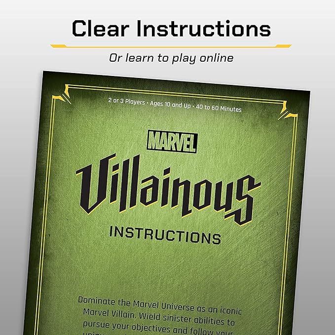 Ravensburger Marvel Villainous Mischief & Malice - Immersive Strategy Board Game for Adults and Kids Age 12 Years Up - 2 to 3 Players - Can Be Played As Stand-Alone or Expansion