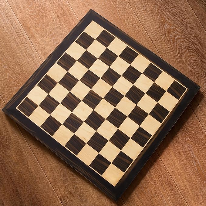 21.25’’ Wooden Chess Board Professional Tournament Chess Board with 2.0" Squares Large Chess Family Outdoor Board Games (Chess Board Only)