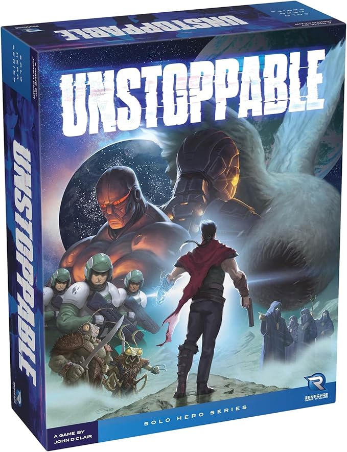 Renegade Games Studios: Unstoppable - A Solo Hero Series Card Crafting Game by John D. Clair, Roguelike Momentum Deckbuilder, Ages 14+, 1-2 Players