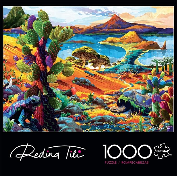 Buffalo Games - Redina Tili - Galapagos - 1000 Piece Jigsaw Puzzle for Adults - Challenging Puzzle Perfect for Game Nights - Finished Size is 26.75 x 19.75
