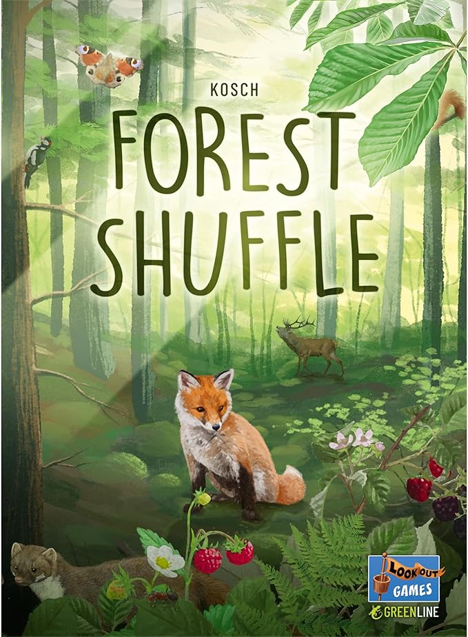 Forest Shuffle Card Game - Create an Ecological Paradise! Clever Strategy Game for Kids & Adults, Ages 10+, 2-5 Players, 60 Min Playtime, ECO-FRIENDLY PACKAGING, Made by Lookout Games