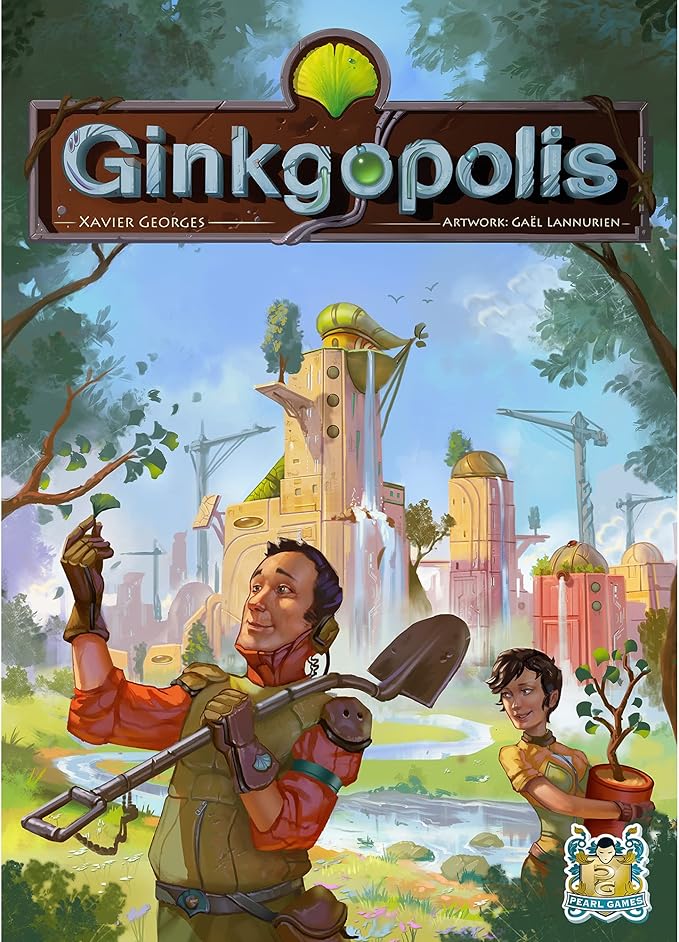 Pearl Games Ginkgopolis Board Game | Competitive Worker Placement Strategy Game for Adults and Kids | Ages 10+ | 1-5 Players | Average Playtime 45 Minutes | Made by Pearl Games