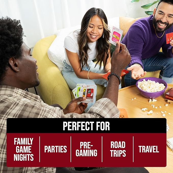 Exploding Kittens Original Edition - Hilarious Game for Family Game Night - Funny Card Games for Ages 7 and Up - 56 Cards - 2-5 Players - 15 Minutes of Play