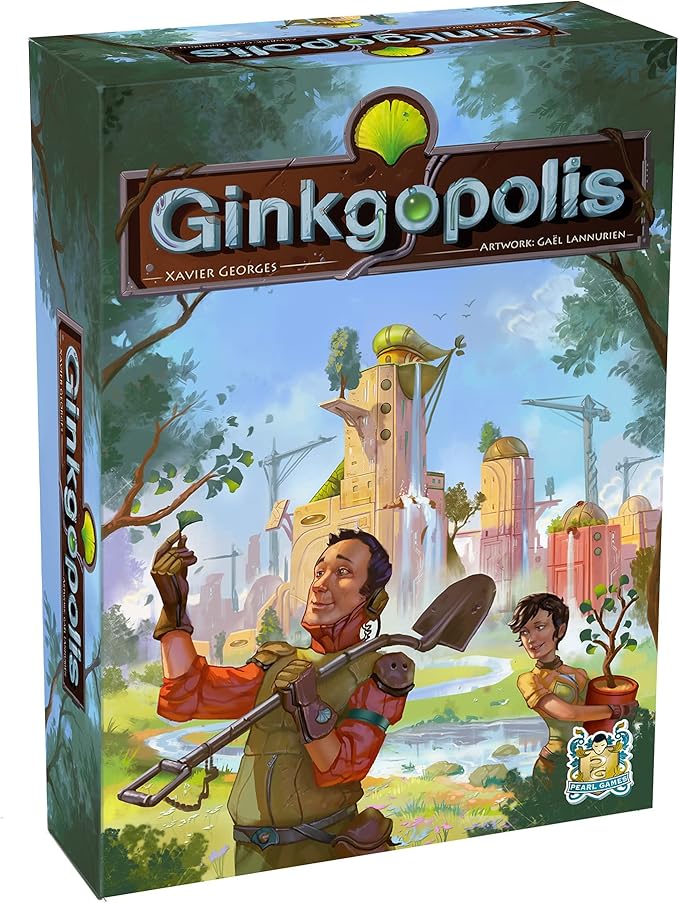 Pearl Games Ginkgopolis Board Game | Competitive Worker Placement Strategy Game for Adults and Kids | Ages 10+ | 1-5 Players | Average Playtime 45 Minutes | Made by Pearl Games
