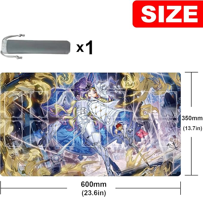 ygo playmat Gaming Competition Pad Mat Card Binder Deck 23.6x13.7in